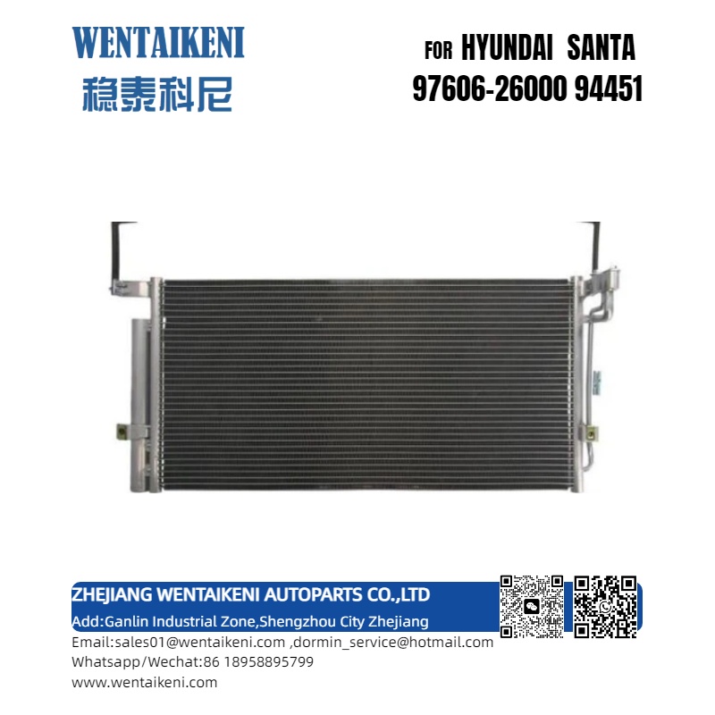 CONDENSER FOR HYUNDAI SANTA  97606-26000