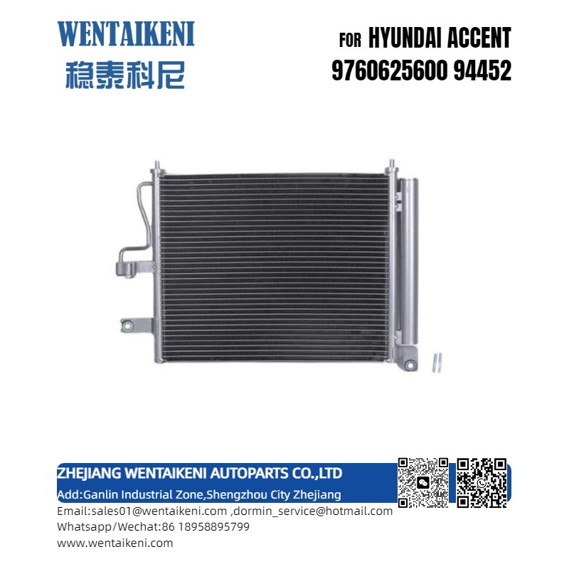 CONDENSER FOR HYUNDAI ACCENT 9760625600