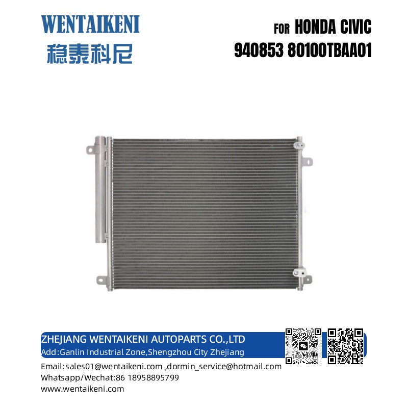 CONDENSER FOR HONDA CIVIC 80100TBAA01